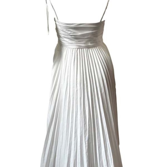 Jonathan Simkhai Caroline Cotton Poplin Midi Dress - White 4 - Picture 3 of 3